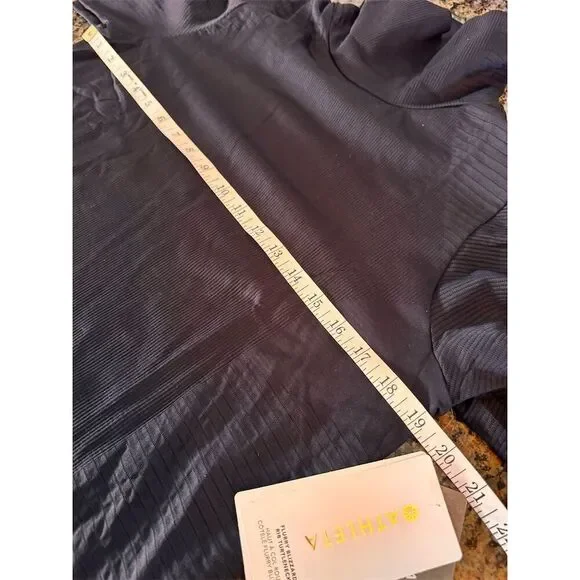 Athleta Women's 1X Black Long Sleeve Turtleneck Top Casual NWT - Picture 11 of 13